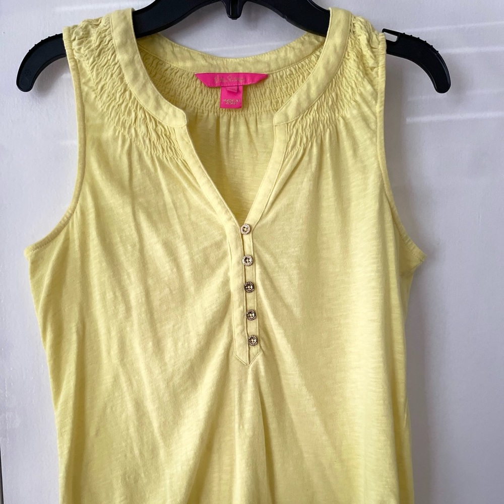 Yellow Lilly Top